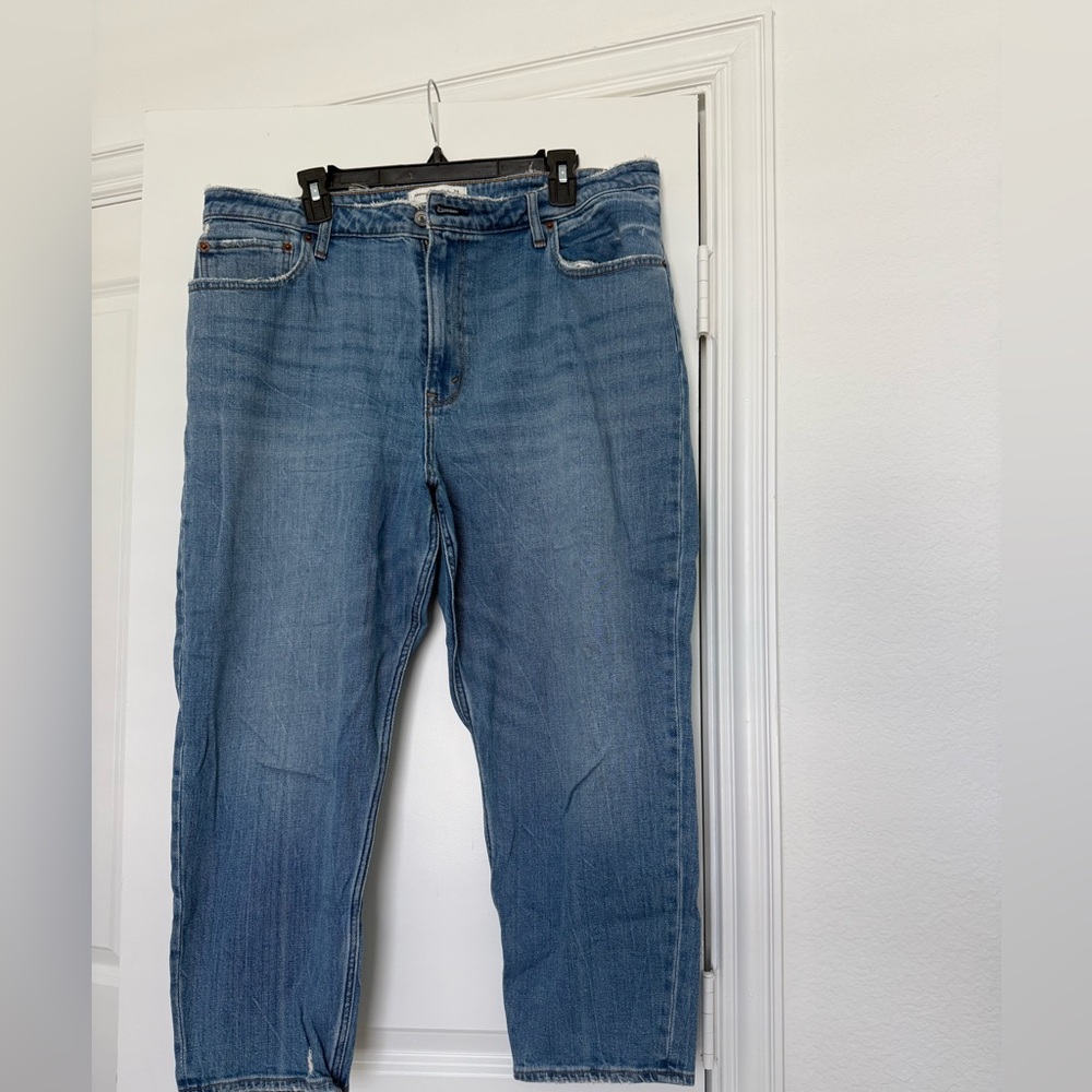Abercrombie & Fitch Curve Love High Rise Mom Jean